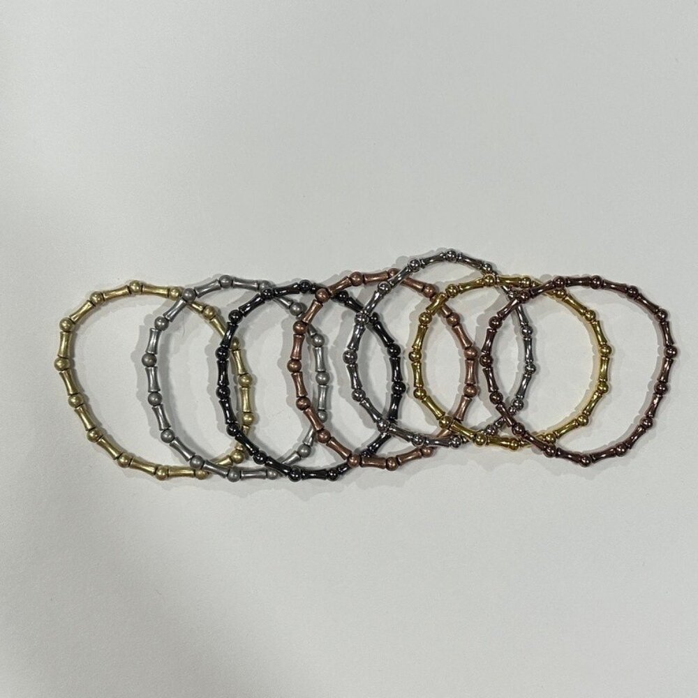 Lia Sophia Stretchy multi-colored bracelets - 7